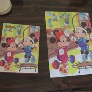 VTG 1986 Mickey Mouse aerobics puzzle